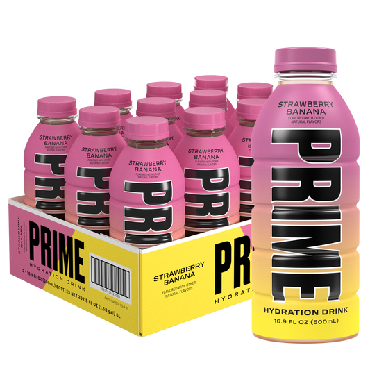 Exclusive Prime Hydration Strawberry Banana 12 PACK