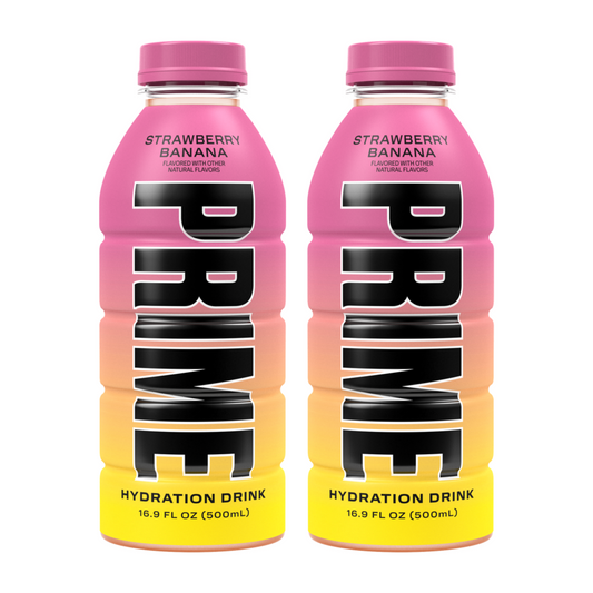 Exclusive Prime Hydration Strawberry Banana (500ml) (2 Pack)
